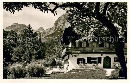 AK / Ansichtskarte Ramsau_Berchtesgaden Cafe Marxen Ramsau Berchtesgaden