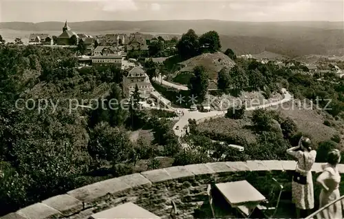 AK / Ansichtskarte Waldeck__Edersee Blick vom Schloss 