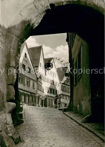 AK / Ansichtskarte Schwaebisch_Hall Blick in die Gelbinger Gasse Schwaebisch Hall