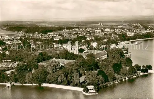 AK / Ansichtskarte Friedrichshafen_Bodensee Fliegeraufnahme Friedrichshafen Bodensee