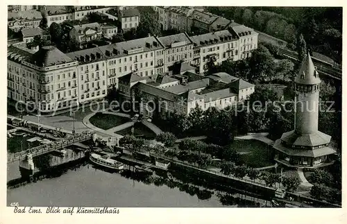 AK / Ansichtskarte Bad_Ems Fliegeraufnahme Kurmittelhaus Bad_Ems