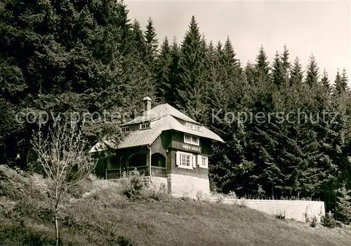 AK / Ansichtskarte Forbach_Baden Unser Haeusle Gaestehaus am Waldrand Forbach_Baden