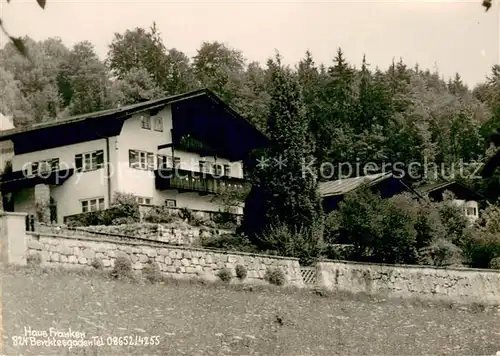 AK / Ansichtskarte Berchtesgaden Gaestehaus Pension Haus Franken Berchtesgaden