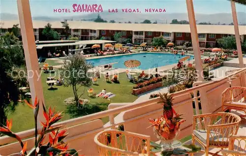 AK / Ansichtskarte Las_Vegas_Nevada Hotel Sahara Pool 