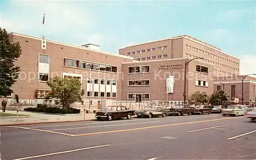 AK / Ansichtskarte Hartford_Connecticut The Hartford Public Library   Main Street 