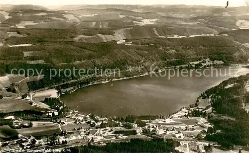 AK / Ansichtskarte Titisee Fliegeraufnahme Panorama Titisee