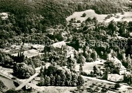 AK / Ansichtskarte Sobernheim_Bad Kurhaus Dhonau Fliegeraufnahme Sobernheim_Bad