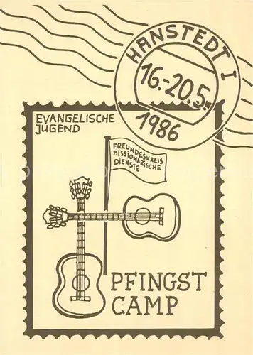 AK / Ansichtskarte Hanstedt_Nordheide Pfingstcamp der Ev Jugend Hanstedt_Nordheide