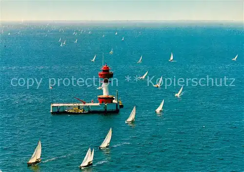 AK / Ansichtskarte Kiel Leuchtfeuer Kiel Fliegeraufnahme Kiel