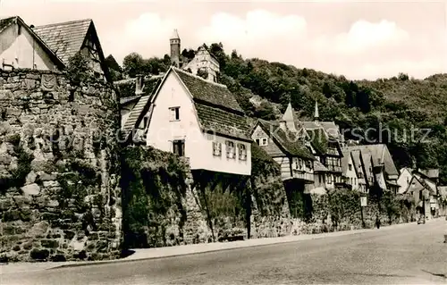 AK / Ansichtskarte Hirschhorn_Neckar Am Neckarufer Hirschhorn Neckar