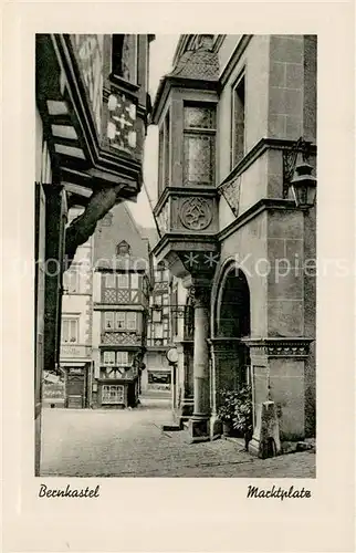 AK / Ansichtskarte Bernkastel Kues Marktplatz Bernkastel Kues