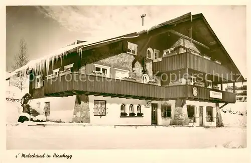 AK / Ansichtskarte Hirschegg_Kleinwalsertal_Vorarlberg s Malerhaeusl Hirschegg_Kleinwalsertal