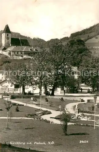 AK / Ansichtskarte Kirchberg_Pielach Panorama mit Kirche Kirchberg_Pielach