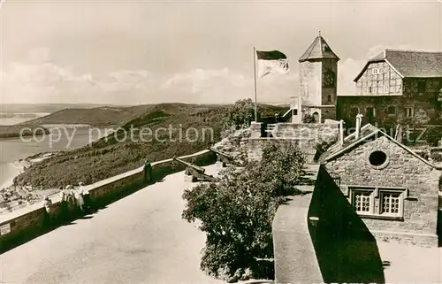 AK / Ansichtskarte Waldeck__Edersee Burghotel Schloss Waldeck 