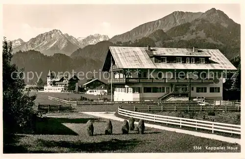 AK / Ansichtskarte Oberstdorf Kappeler Haus Oberstdorf