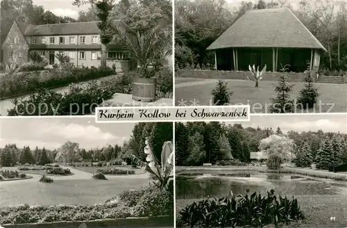 AK / Ansichtskarte Schwarzenbek Kurheim Kollow Kurpark Details Schwarzenbek