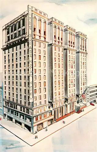 AK / Ansichtskarte New_York_City Times Square Motor Hotel New_York_City