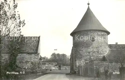 AK / Ansichtskarte Marchegg_Niederoesterreich Runder Turm Marchegg