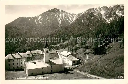 AK / Ansichtskarte Maria_Waldrast_AT Wallfahrtskirche mit Blaser Peilspitze 