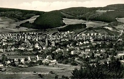 AK / Ansichtskarte Olsberg_Sauerland Fliegeraufnahme Olsberg_Sauerland