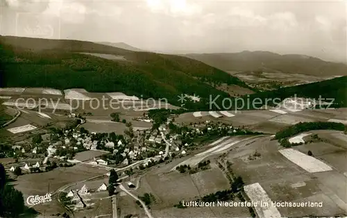 AK / Ansichtskarte Niedersfeld Fliegeraufnahme Niedersfeld