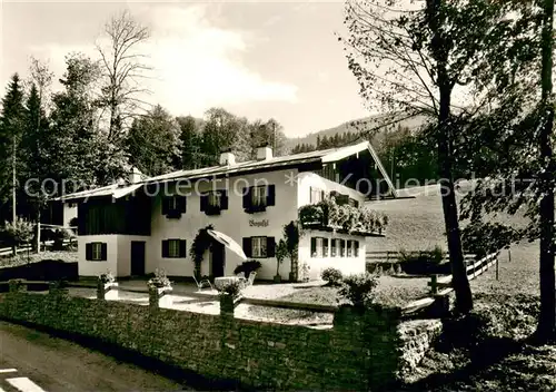 AK / Ansichtskarte Schoenau_Berchtesgaden Haus Bergasyl Aussenansicht Schoenau Berchtesgaden