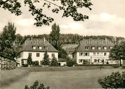 AK / Ansichtskarte Bad_Hersfeld Hotel Waldeck und Haus Schoenewolf Bad_Hersfeld