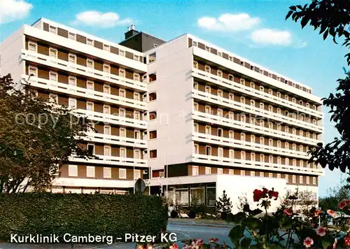 AK / Ansichtskarte Camberg_Bad Kurklinik Camberg Pitzer KG Camberg_Bad