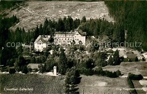 AK / Ansichtskarte Clausthal Zellerfeld Fliegeraufnahme Clausthal Zellerfeld