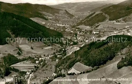 AK / Ansichtskarte Simonswald_Simonswaeldertal Fliegeraufnahme 