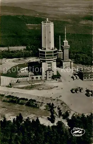 AK / Ansichtskarte Grosser_Feldberg_Taunus Aussichts Fernseh und Fernmeldeturm Fliegeraufnahme Grosser_Feldberg_Taunus