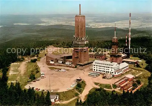 AK / Ansichtskarte Grosser_Feldberg_Taunus Fliegeraufnahme Fernseh  u. UKW Sender Grosser_Feldberg_Taunus