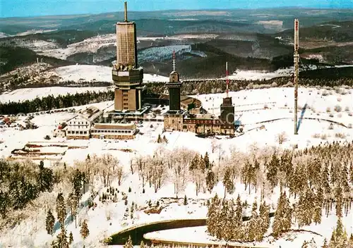 AK / Ansichtskarte Grosser_Feldberg_Taunus Fliegeraufnahme Fernseh  u. UKW Sender Grosser_Feldberg_Taunus