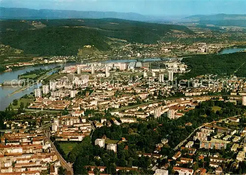 AK / Ansichtskarte Birsfelden_BL Fliegeraufnahme Panorama 