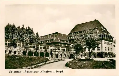 AK / Ansichtskarte Altenberg_Erzgebirge Sanatorium Raupennest Altenberg Erzgebirge