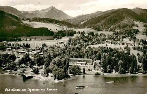 AK / Ansichtskarte Bad_Wiessee Kurhotel Blick zum Kampen Tegernseer Berge Bad_Wiessee