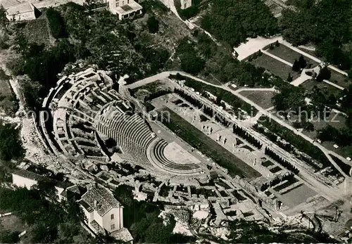 AK / Ansichtskarte Lyon_France Vue aerienne sur le Theatre Antique Lyon France