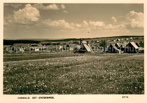 AK / Ansichtskarte Zinnwald Georgenfeld Fliegeraufnahme Zinnwald Georgenfeld