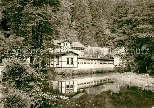 AK / Ansichtskarte Bad_Schandau Hotel und Gaststaette Lichtenhainer Wasserfall Bad_Schandau