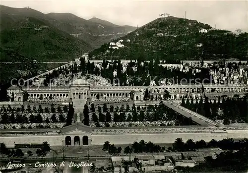 AK / Ansichtskarte Genova_Genua_Liguria Cimitero di Staglieno Genova_Genua_Liguria