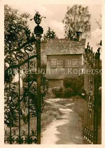 AK / Ansichtskarte Biberach_Riss C. M. Wielands Gartenhaus Biberach Riss