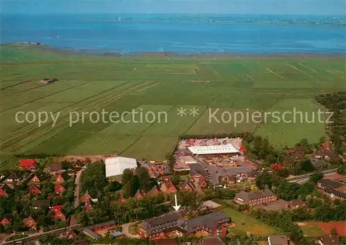 AK / Ansichtskarte Husum__Nordfriesland Fliegeraufnahme Theodor Storm Jugendherberge 