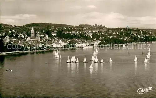 AK / Ansichtskarte ueberlingen_Bodensee Fliegeraufnahme ueberlingen Bodensee