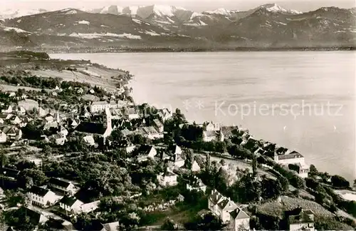 AK / Ansichtskarte Meersburg_Bodensee Fliegeraufnahme Meersburg Bodensee