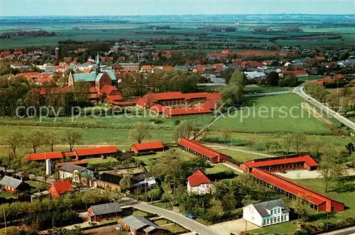 AK / Ansichtskarte Logumkloster_Sogn_DK Hojskole Fliegeraufnahme 