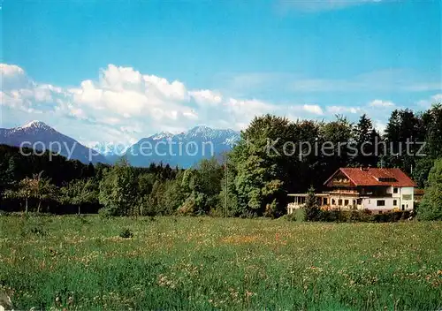 AK / Ansichtskarte Bad_Heilbrunn Kurheim Waldrast Alpenblick Bad_Heilbrunn