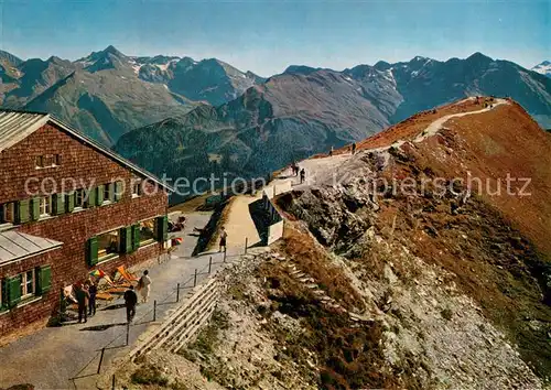 AK / Ansichtskarte Badgastein Berghotel Stubnerkogel Fliegeraufnahme mit Goldbergtauern Badgastein