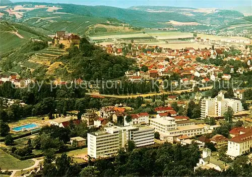 AK / Ansichtskarte Bad_Muenster_Stein_Ebernburg Fliegeraufnahme Bad_Muenster