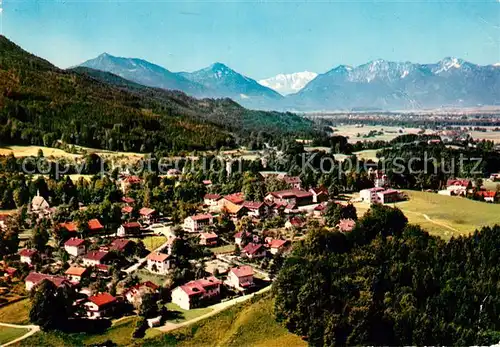 AK / Ansichtskarte Bad_Heilbrunn Fliegeraufnahme mit Jodbad Bad_Heilbrunn