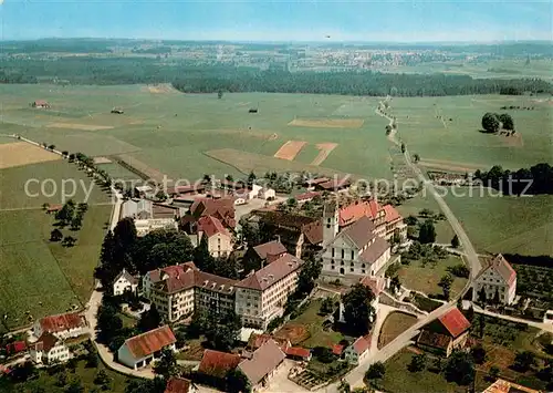 AK / Ansichtskarte Aulendorf Fliegeraufnahme Mutterhaus d. barmherzigen Schwestern Franziskanerinnen Reute Kloster Reute Aulendorf